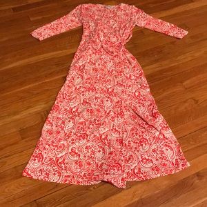 Boden maxi wrap dress